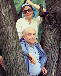 Ролан Быков (Змея) и Елена Санаева (Коза)